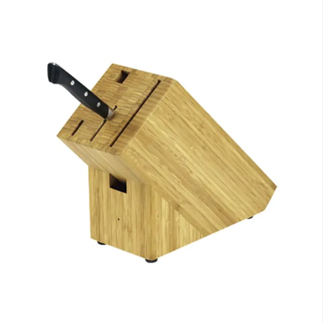 با استفاده از بلوک‌های چاقوی بامبو، از تمرین‌های آشپزخانه سازگار با محیط زیست استفاده کنید